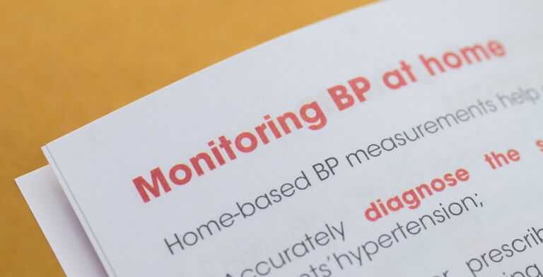 OnPress healthcare booklet printing close up of professional patient education booklet