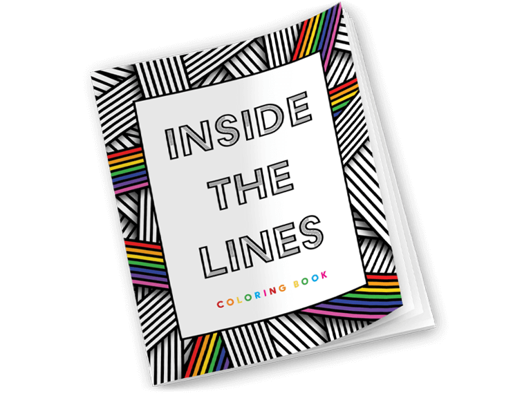 cover of a coloring book printed by OnPress